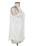 Renuar White Sleeveless Button-Down Shirt Size M - photo 4