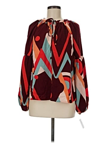 August Sky Long Sleeve Blouse (view 1)