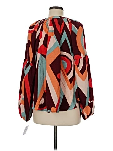 August Sky Long Sleeve Blouse (view 2)