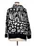 New Directions 100% Acrylic Animal Print Black Pullover Sweater Size XL - photo 1