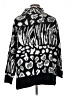 New Directions 100% Acrylic Animal Print Black Pullover Sweater Size XL - photo 2