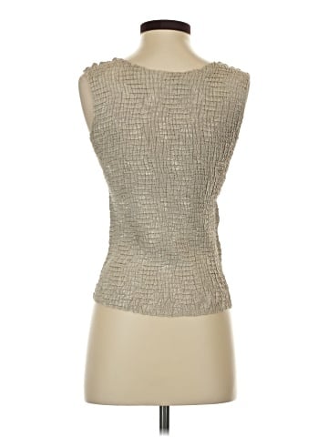 Plisse Sleeveless Top (view 2)