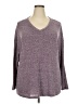 Unbranded 100% Polyester Purple Pullover Sweater Size 2X - photo 1
