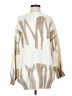 Red Berry Animal Print Ivory Pullover Sweater Size S - photo 1