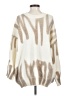 Red Berry Animal Print Ivory Pullover Sweater Size S - photo 2