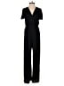 Monteau 100% Polyester Solid Black Jumpsuit Size XS - photo 1