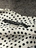 T Tahari Polka Dots Silver Long Sleeve Blouse Size L (estimated) - photo 7