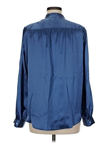 L'Agence Long Sleeve Silk Top (view 2)