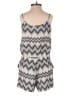 Parker 100% Silk Chevron-herringbone Ivory Romper Size XS - photo 2