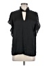Paige Black Short Sleeve Blouse Size M - photo 1