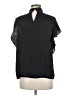 Paige Black Short Sleeve Blouse Size M - photo 2