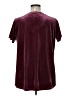 Amaryllis 100% Polyester Burgundy Short Sleeve Blouse Size XL - photo 2
