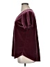 Amaryllis 100% Polyester Burgundy Short Sleeve Blouse Size XL - photo 5