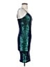 Privy 100% Polyester Teal Cocktail Dress Size S - photo 4