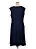 Wisp 100% Polyester Blue Cocktail Dress Size 16 - photo 2