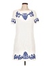 Lulus 100% Polyester Aztec Or Tribal Print White Casual Dress Size L - photo 1