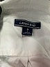 Lands' End 100% Cotton Solid Ivory Long Sleeve Button-Down Shirt Size 8 - photo 3