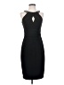 David Meister Solid Black Cocktail Dress Size 2 - photo 1
