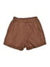 PrettyLittleThing Solid Brown Shorts Size 2 - photo 1