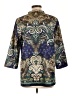 Chico's Paisley Blue 3/4 Sleeve Blouse Size Lg (2) - photo 2