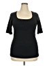 Torrid Black Short Sleeve Top Size 2X Plus (2) - photo 1