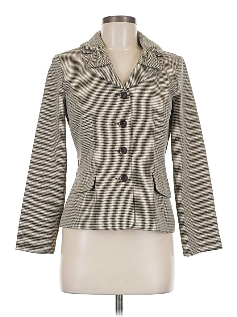 Pre-owned Danny & Nicole Blazer Jacket In Gray