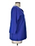 L.L.Bean 100% Supima Cotton Blue 3/4 Sleeve Top Size L - photo 4