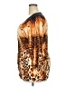Red Animal Print Orange Cardigan Size 2X - photo 5