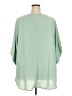 Shein Curve Green 3/4 Sleeve Blouse Size 20 Plus (4) - photo 2