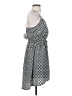 Bebop 100% Polyester Print Black Casual Dress Size XS - photo 4