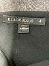 Black Halo Solid Black Formal Skirt Size 4 - photo 4