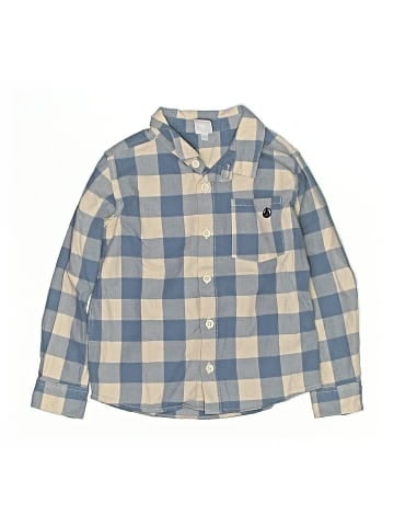 Petit Bateau Long Sleeve Button-Down Shirt (view 1)