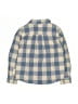 Petit Bateau 100% Cotton Checkered-gingham Blue Long Sleeve Button-Down Shirt Size 5 - photo 2