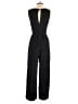 LOFT Beach Solid Black Jumpsuit Size M - photo 2