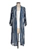 Ember 100% Polyester Blue Kimono Size M - photo 1