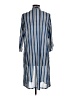 Ember 100% Polyester Blue Kimono Size M - photo 2