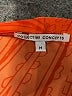 Collective Concepts 100% Polyester Orange Kimono Size M - photo 7