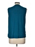 Calvin Klein 100% Polyester Teal Sleeveless Blouse Size L - photo 2
