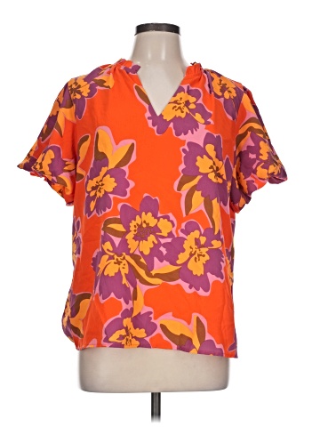 Magaschoni Short Sleeve Blouse (view 1)