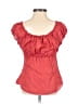 Max Studio 100% Cotton Red Sleeveless Blouse Size XS (petite) - photo 2