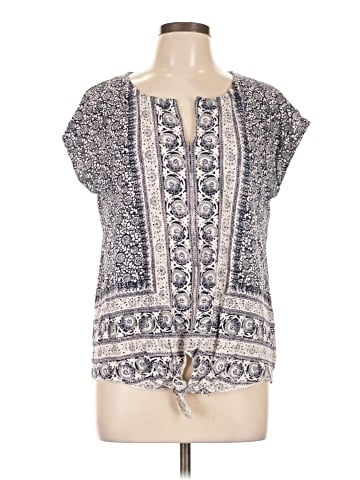 Lucky Brand Short Sleeve Blouse (view 1)