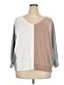Unbranded Color Block Tan Pullover Sweater Size XXL - photo 1