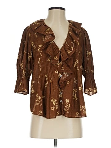 Anthropologie 3/4 Sleeve Blouse (view 1)