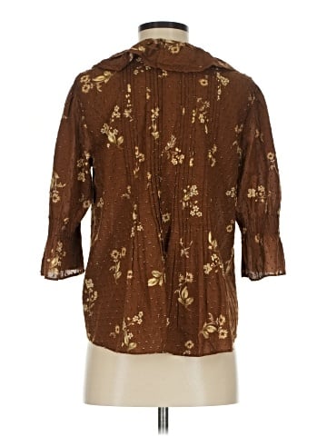 Anthropologie 3/4 Sleeve Blouse (view 2)