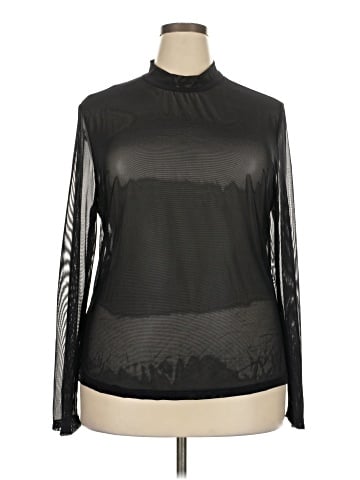Shein Curve Long Sleeve Blouse (view 1)