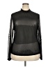 Shein Curve Black Long Sleeve Blouse Size 20 Plus (4) - photo 1