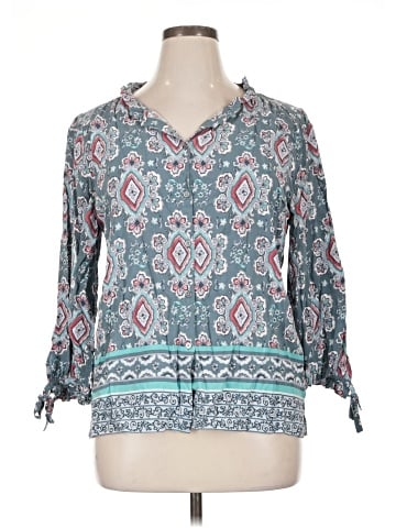 Ann Taylor LOFT Outlet 3/4 Sleeve Blouse (view 1)