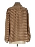 Max Studio 100% Polyester Tweed Brown Long Sleeve Blouse Size S - photo 2