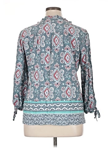 Ann Taylor LOFT Outlet 3/4 Sleeve Blouse (view 2)