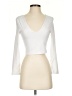 Unbranded White 3/4 Sleeve T-Shirt Size S - photo 1